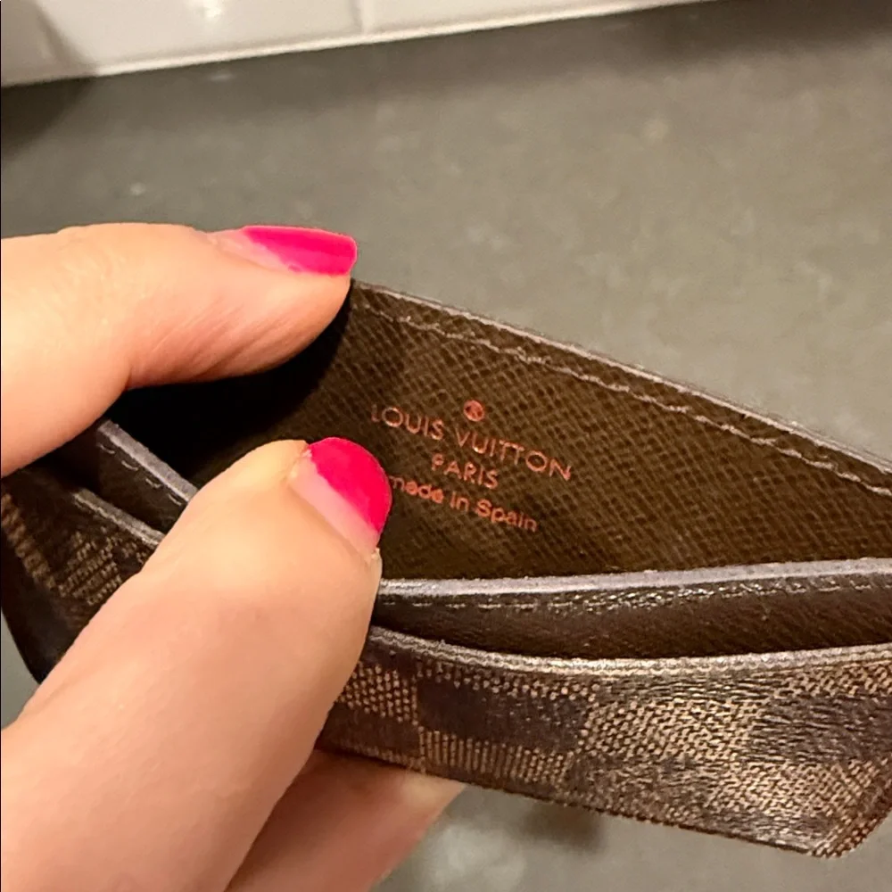 Louis Vuitton Damier Ebene Card Holder - Picture 3 of 4